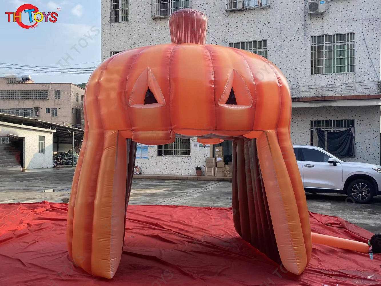 inflatable Jack-O-Lantern Pumpkin tunnel Archway