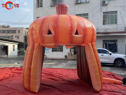 inflatable Jack-O-Lantern Pumpkin tunnel Archway