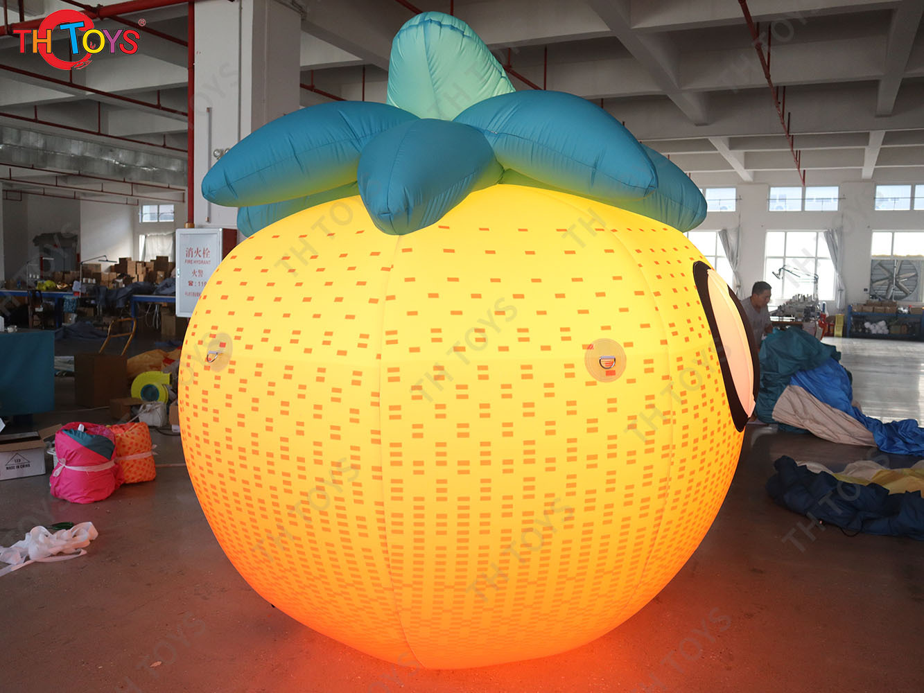 Outdoor Advertising Giant Inflatable Tomato Fruit Model