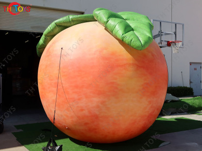 Outdoor Advertising Giant Inflatable Peach Fruit Model