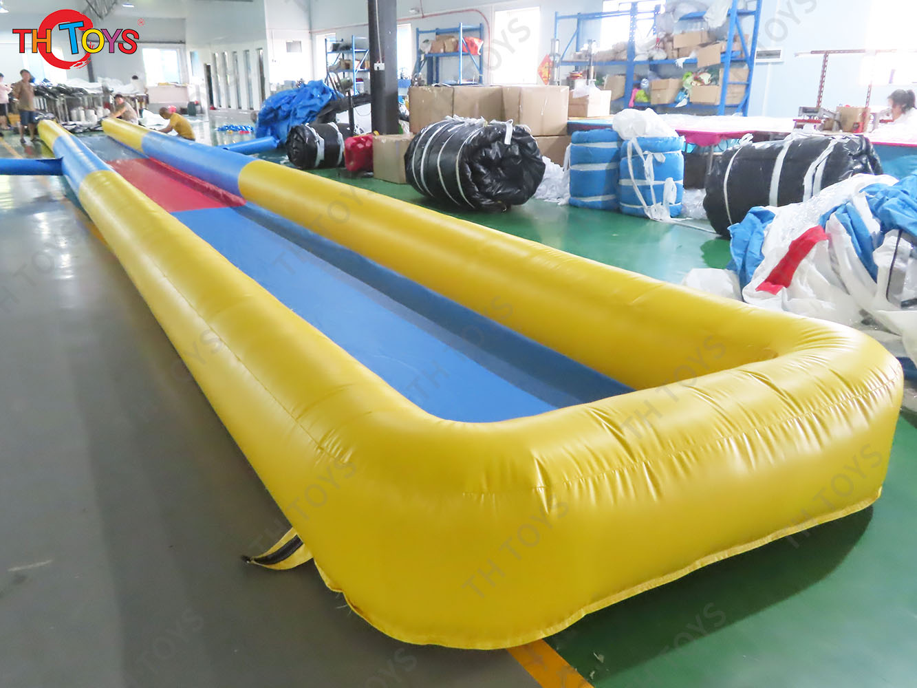 10m/15m/20m Custom Made Inflatable Slip Slides for Adults and Kids City Fun Playground Air Tight Inflatable Water Slide