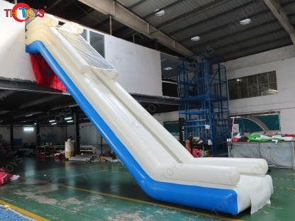 Custom Inflatable Yacht Slide Airtight PVC Floating Water Slide For Boats