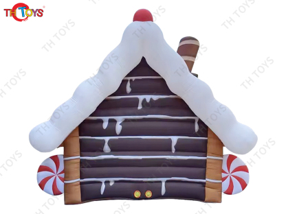 New inflatable christmas house,inflatable christmas grotto christmas santa claus cabin tent