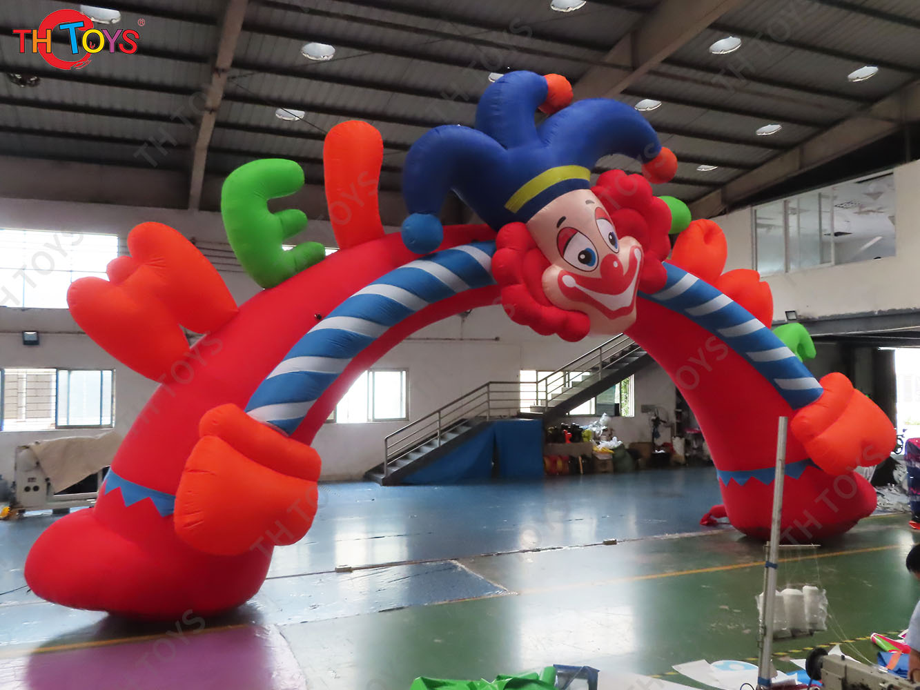 Clown Theme Inflatable Arch for Advertising Birthday Carnival Parties Decoration Inflatable Archway Gate for Celebration