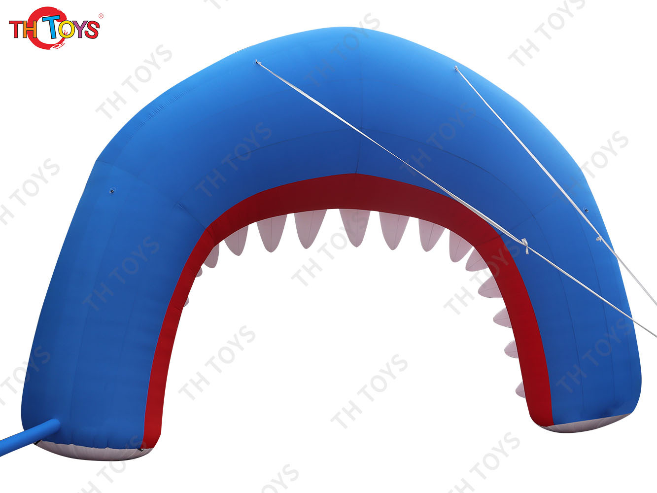 10x11mH Giant Shark Mouth Inflatable Arch for Aquarium Outdoor Blow Up Archway Gate Door with Blower for Sale