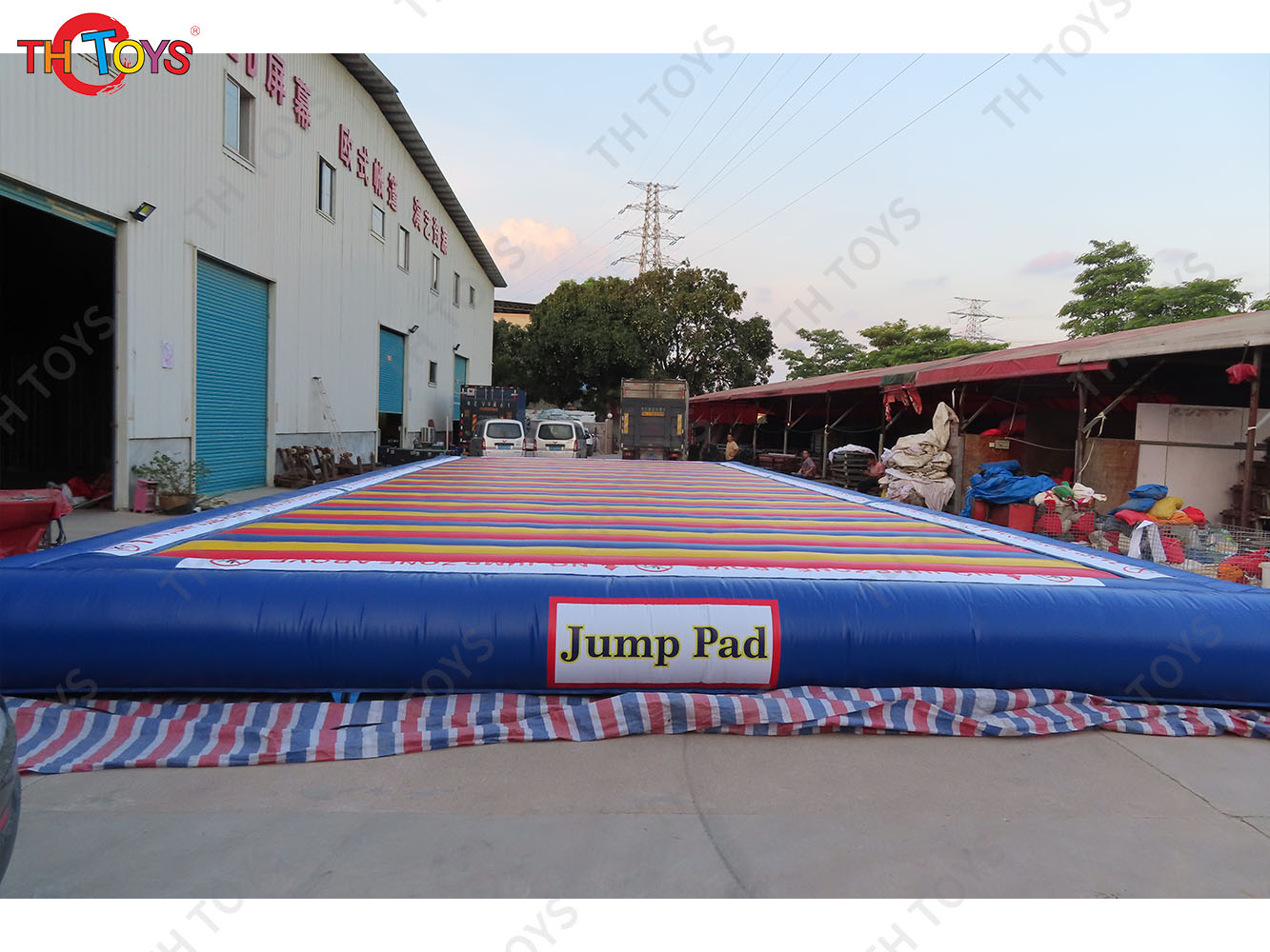 Kids N adults big bounce Pad inflatable jumping Trampoline Mat