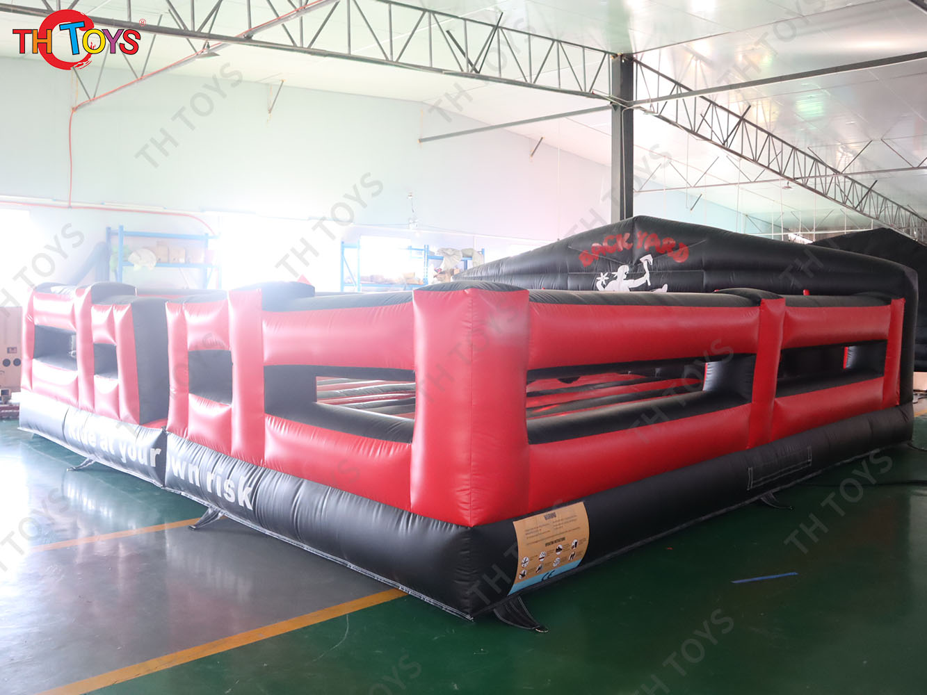 5x5m Mechanical Bull Riding For Carnivals Inflatable Rodeo Bull Game