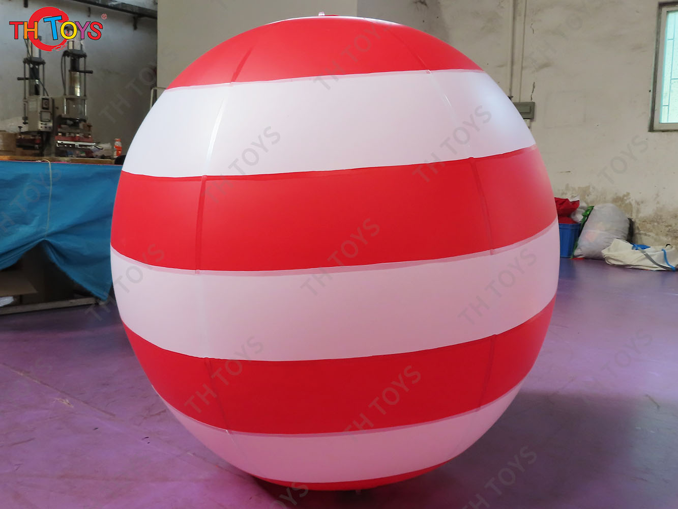 Fast Air Shipping Giant Inflatable Candy Helium Balloon Inflatable Hanging Sphere Balloon for Ceilling Decoration