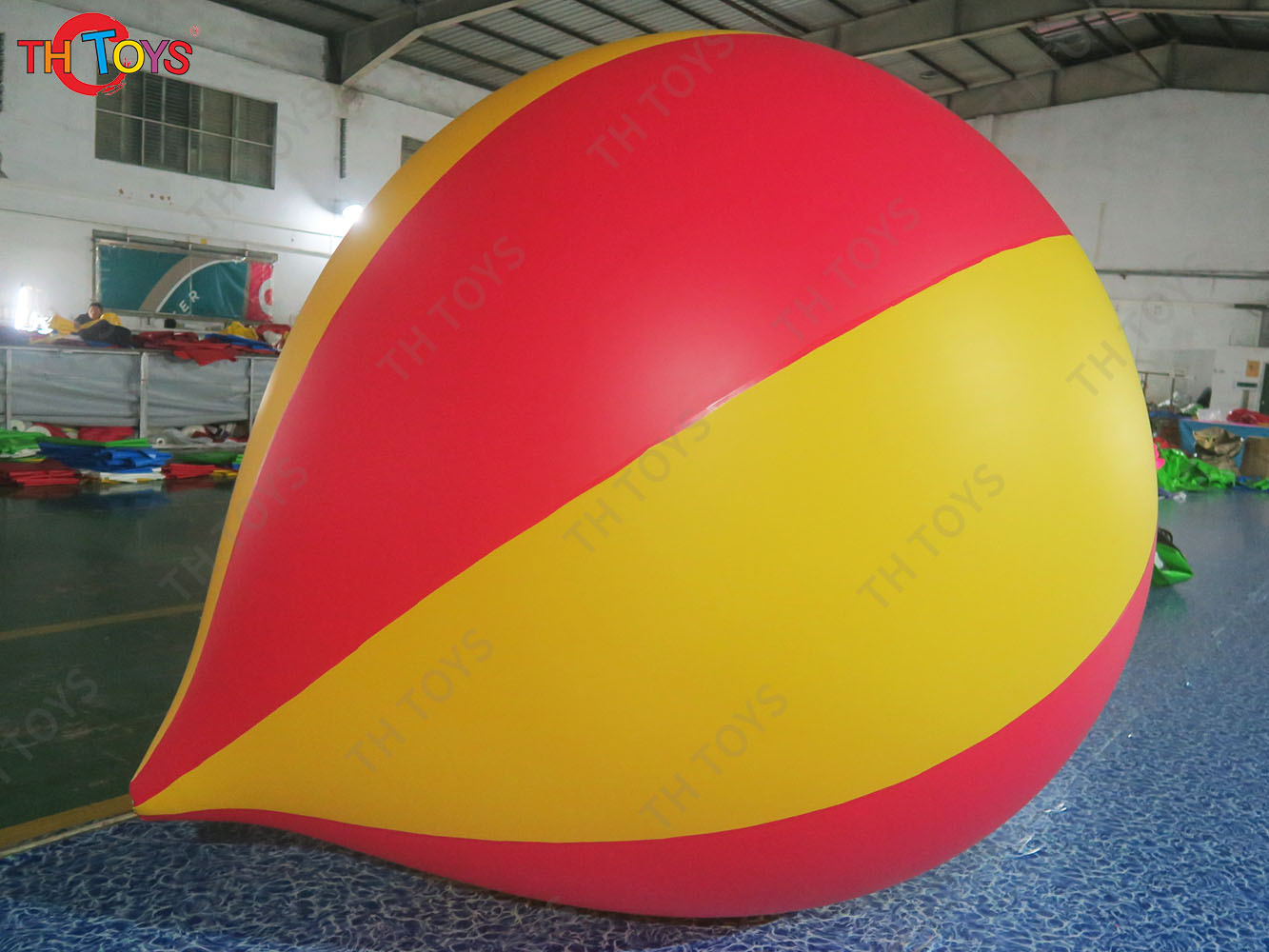 Fast Shipping 2.5mH Waterdrop Air Balloon Inflatable Helium Balloon for Nightclub Party Stage Decoration