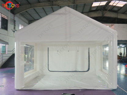 Large Inflatable Air Cube Tent for Outdoor Camping Portable Blow Up Air Tents House