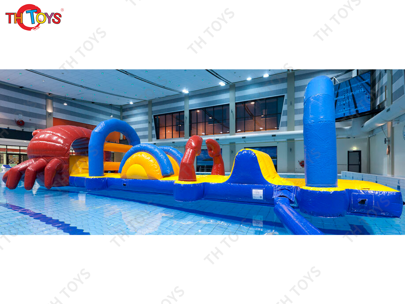 Inflatable Floating Water Obstacle Course,pirate ship commercial inflatable obstacle course on swimming pool