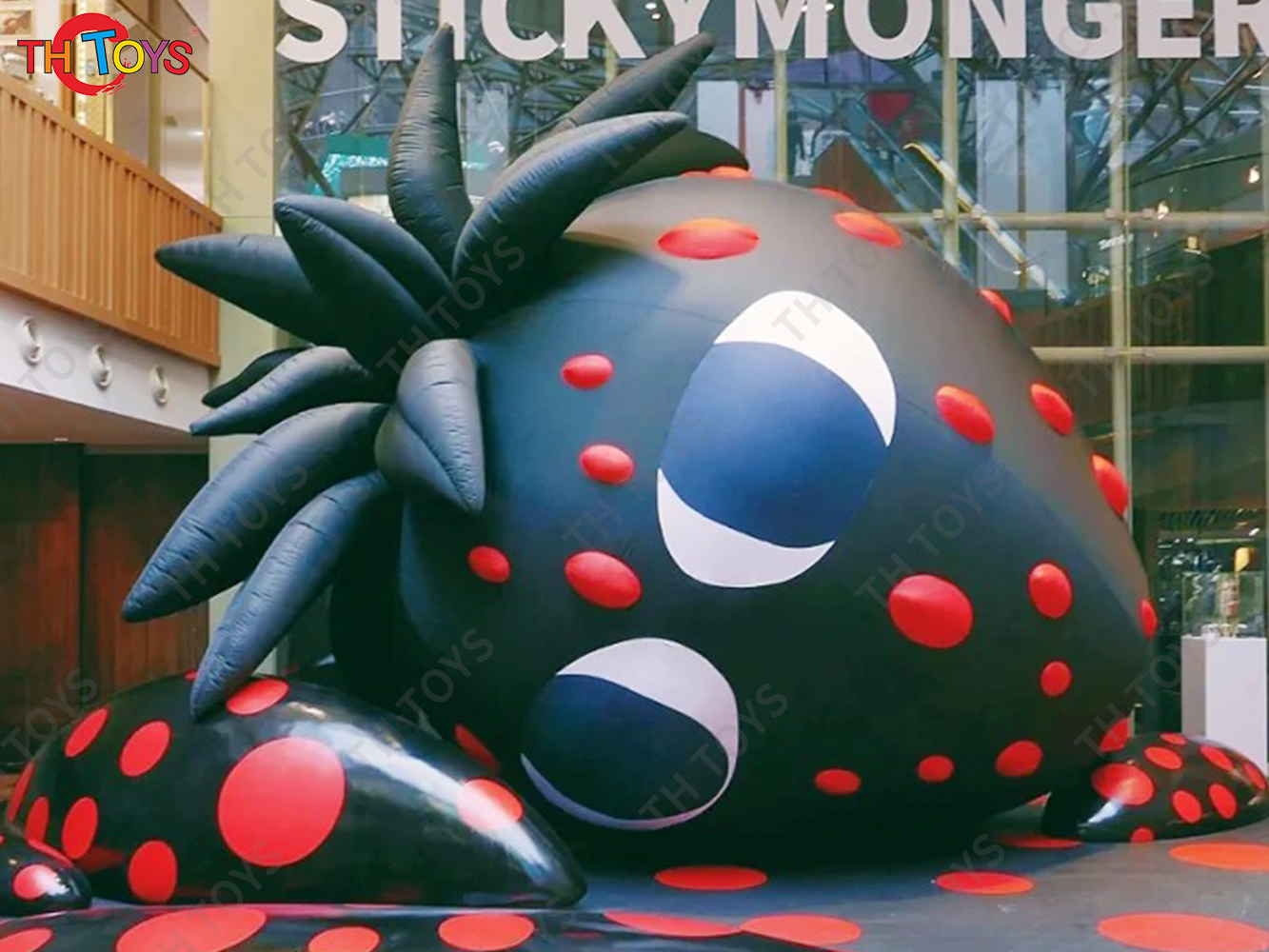 Giant Inflatable Strawberry Balloon 3D Blow Up Strawberry Inflatables Air Balloon