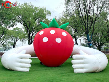 Giant Inflatable Strawberry Device Inflatable Strawberry Balloon