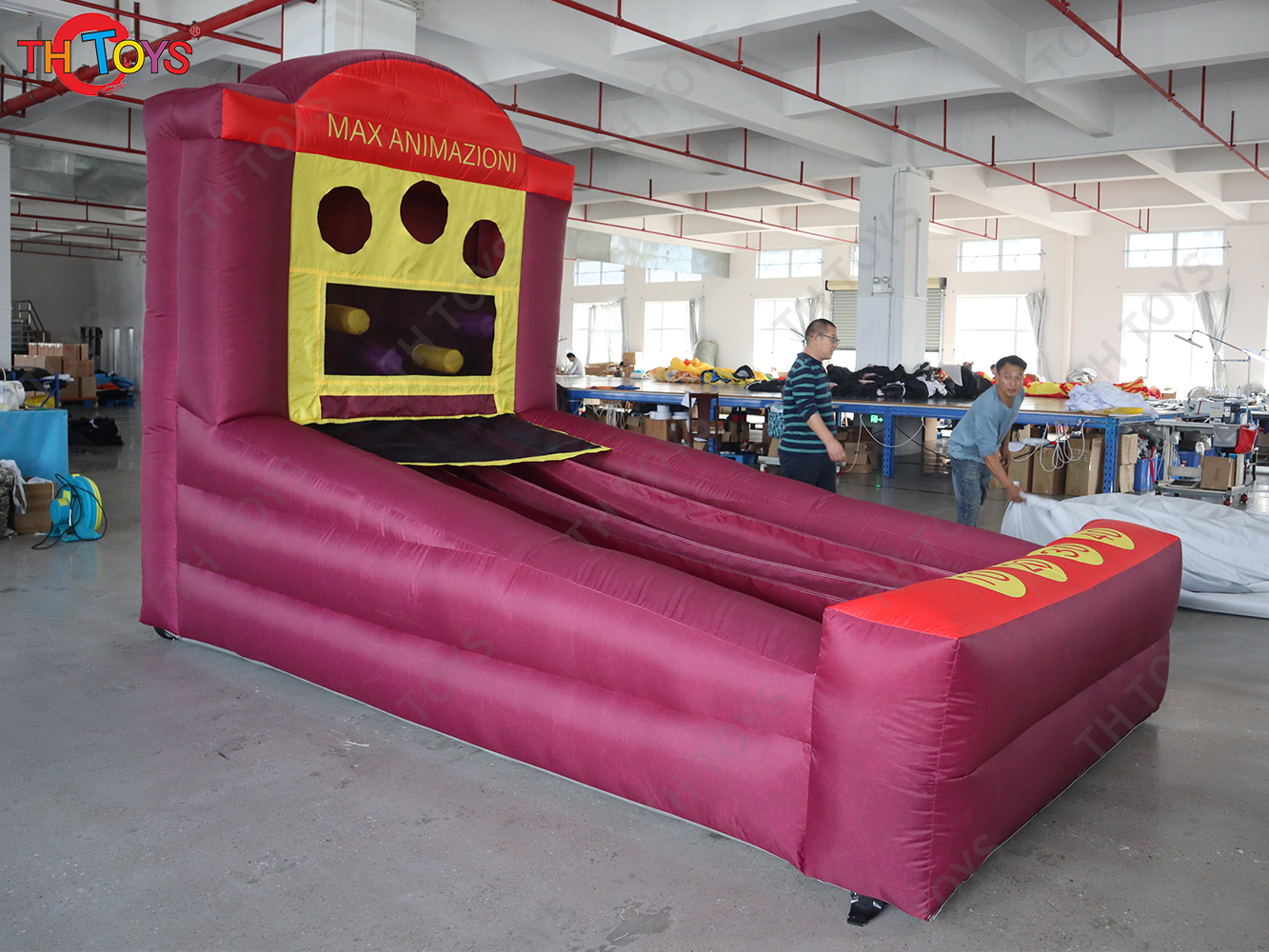 4x2.5x2.5m Inflatable Rolling balls Pitching Game