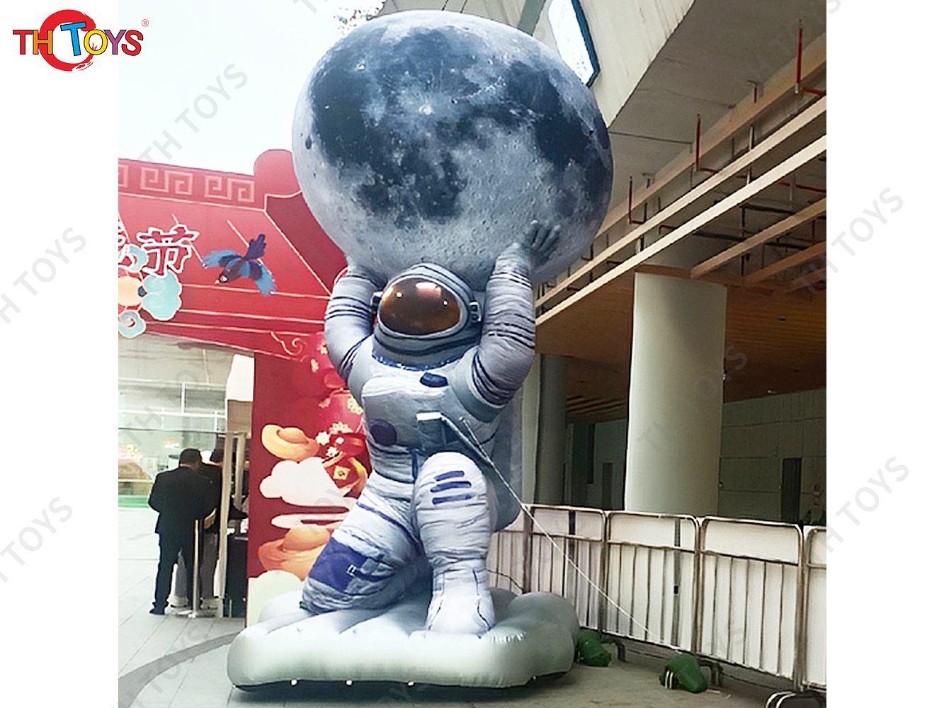 Costume with Stage Big Inflatable Spaceman with Blower for Space themed Party Cinema Mall Decoration