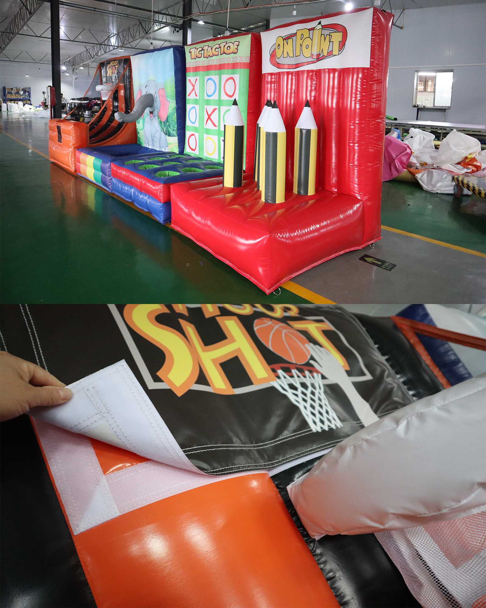  inflatable new carnival games for sales with oxford fabric light material