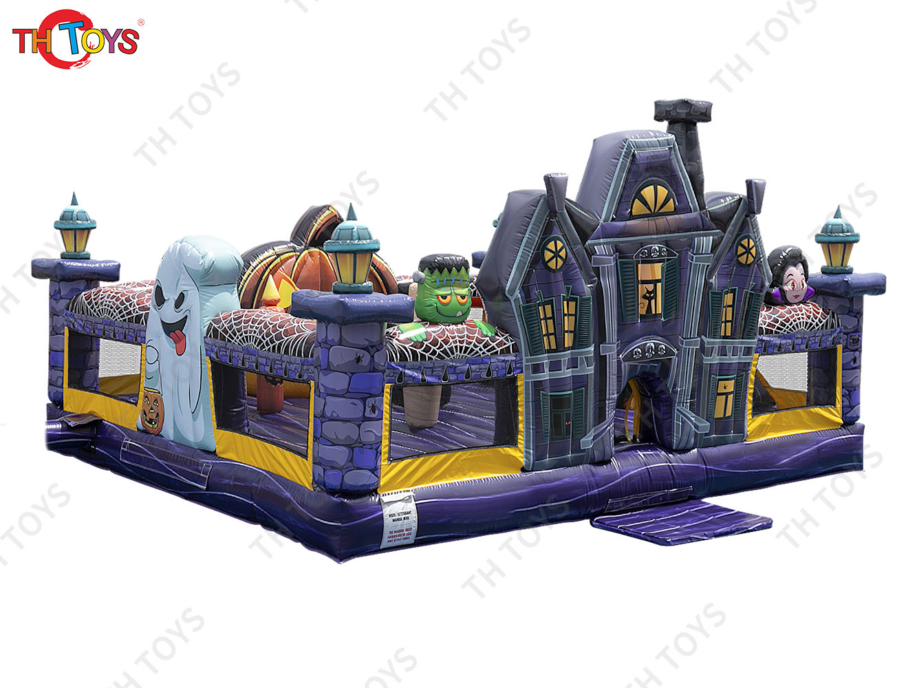 New Haunted house inflatable Bouncy castle commerical Inflatable Halloween Bouncer playground for party