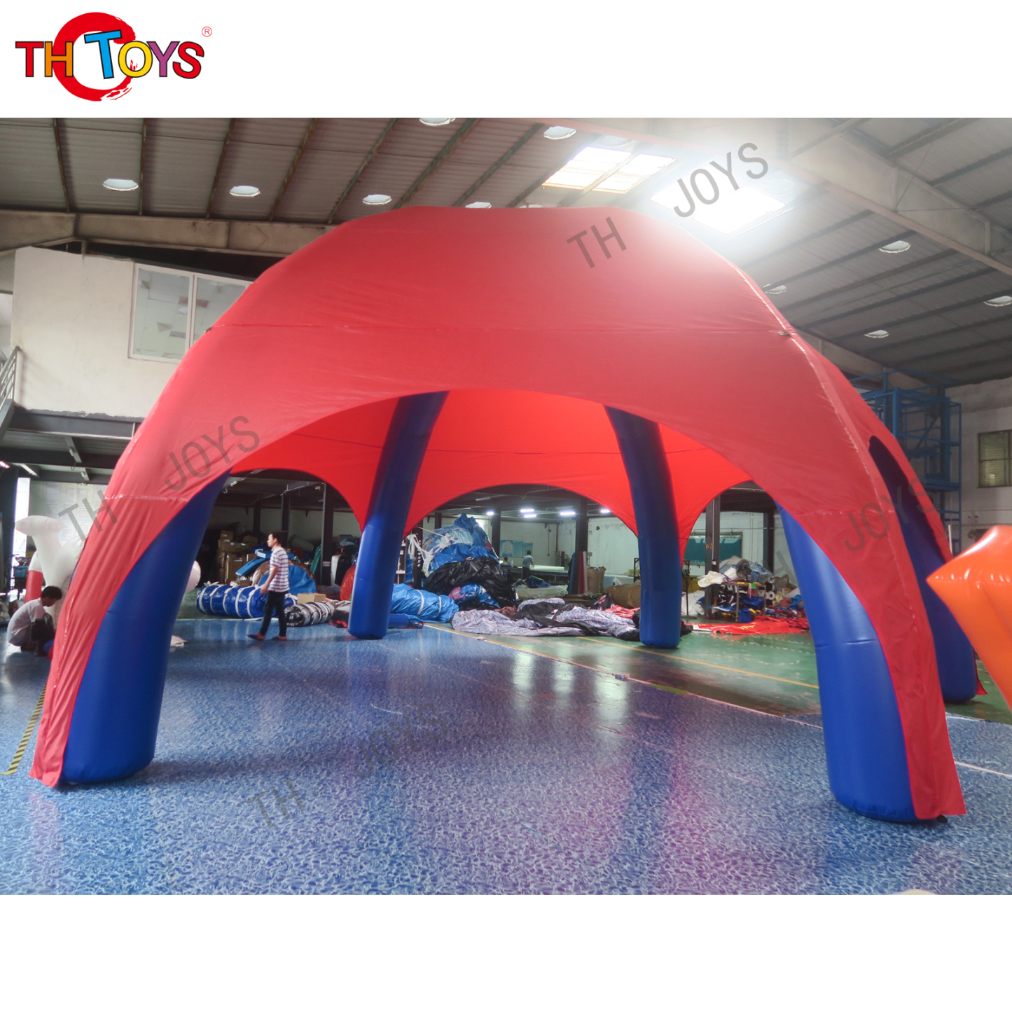 Inflatable spider tents04