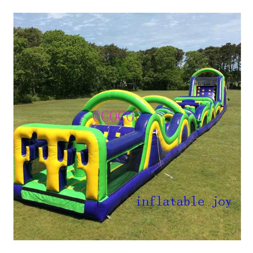 free ship to sea port! Commercial Outdoor Inflatable Obstacle Courses Challenge Inflatable event sport Games for kids and adults