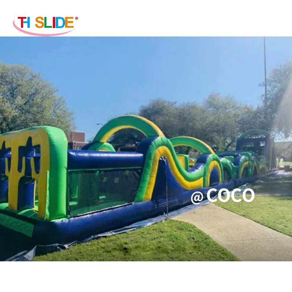 free ship to sea port! Commercial Outdoor Inflatable Obstacle Courses Challenge Inflatable event sport Games for kids and adults