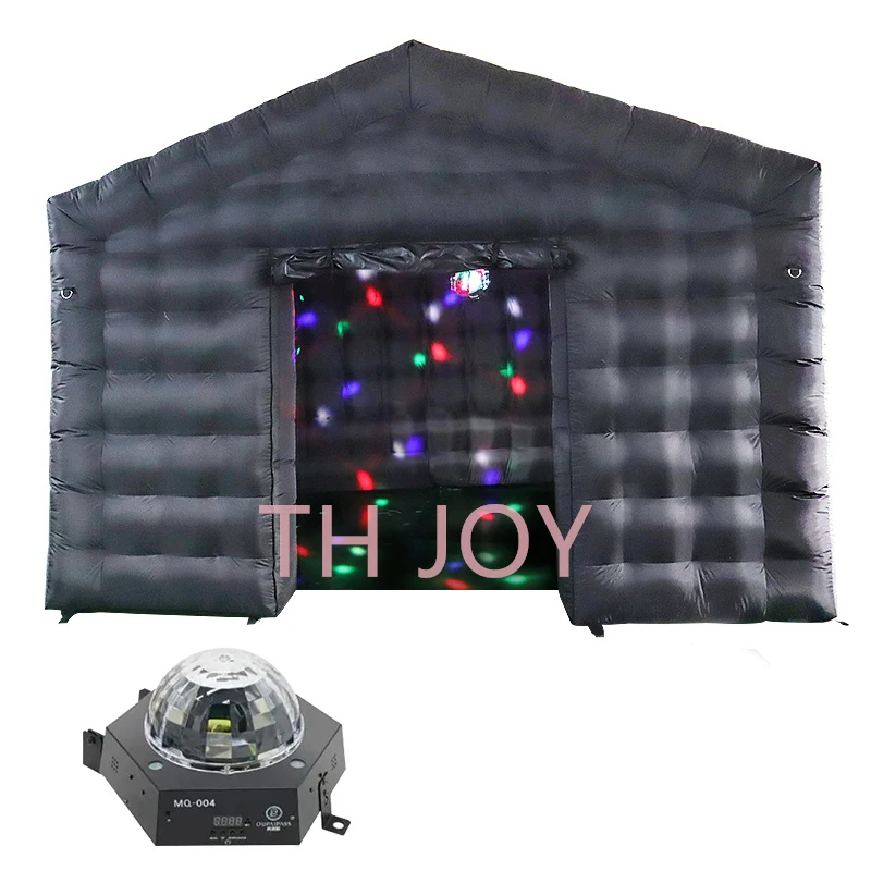 free air ship to door! outdoor portable Inflatable bar house inflatable disco tent with light, inflatable nightclub tent