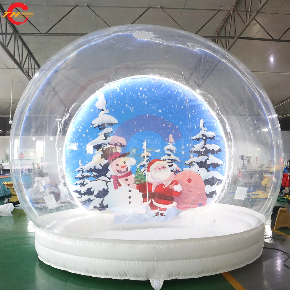 Free Shipping 3m/4m/5m Transparent Inflatable Wedding Globe Clear Bubble House Tent for Outdoor Camping