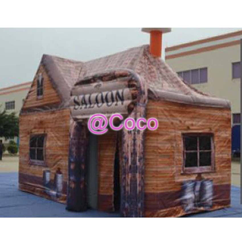 free air ship to door,6x4x5m high customized inflatable bar tent,inflatable irish pubs,cheap itavern saloon for sale