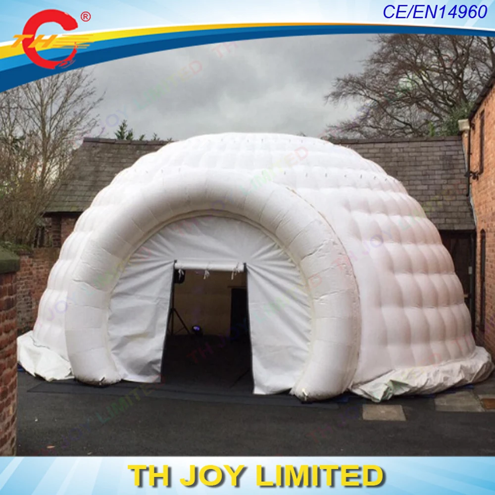 giant outdoor igloo inflatable,giant inflatable igloo dome tent garden igloo tent with led light,inflatable white dome tent