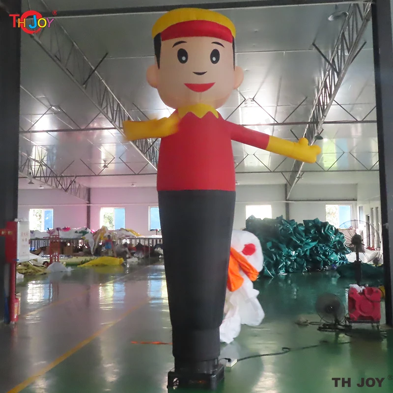 Personalized 3mH Inflatable Waving Air Dancer For Advertising Decoration / 10ft Tall Sky Dancer Balloon Toy