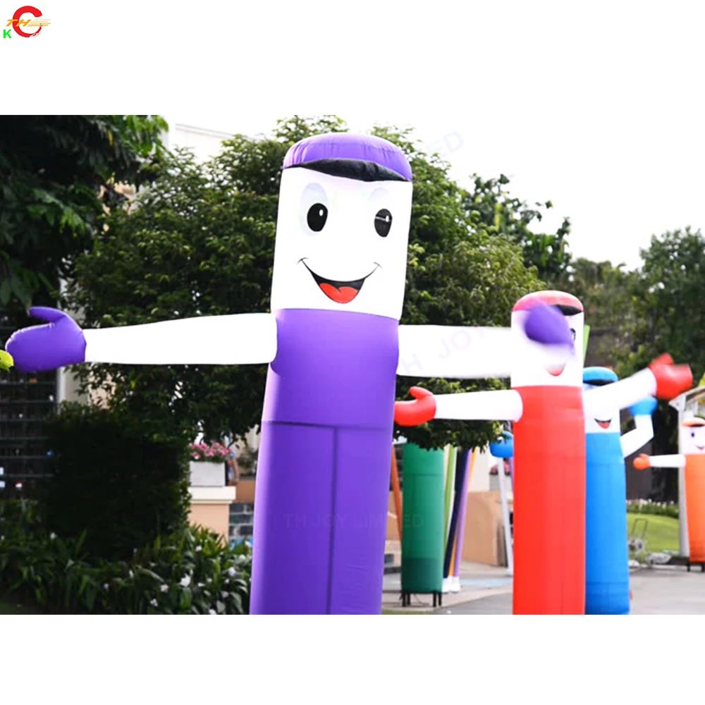 3mH Road Guide Inflatable Dancing Man Sky Dancer Waving Hand for Outdoor Advertising Promotion