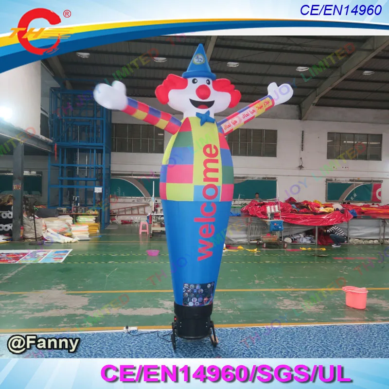 Free air shipping to door! inflatable clown dancer , inflatable clown dancer cartoon clown air dancer clown flying tube man