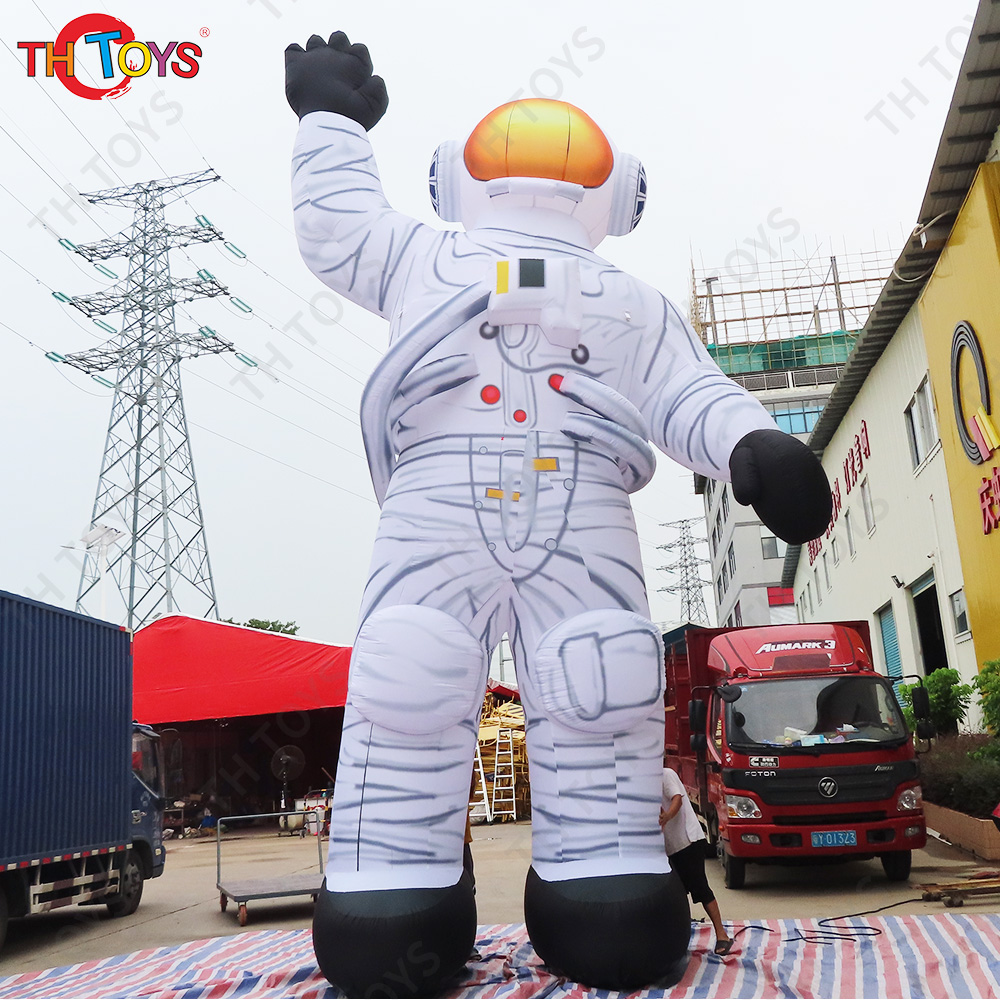 Free Air Shipping 6m 20ft tall Outdoor Giant Inflatable Spaceman Inflatable Astronaut with led light for advertising