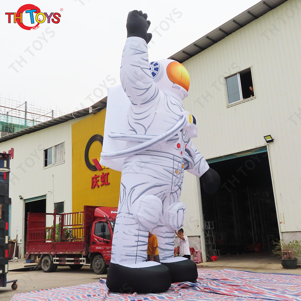 Free Air Shipping 6m 20ft tall Outdoor Giant Inflatable Spaceman Inflatable Astronaut with led light for advertising