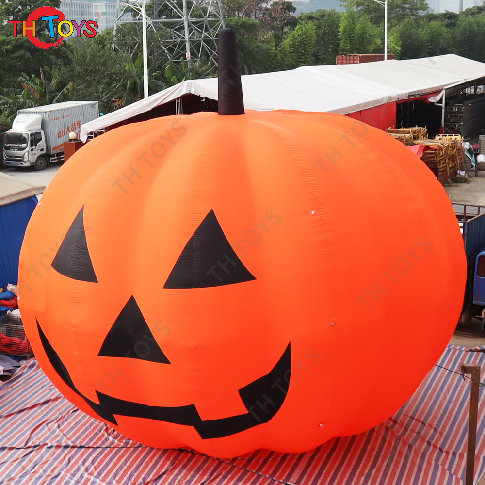 8m 26ft Giant Inflatable Halloween Advertising Decoration With Blower Customize Pumpkin Anime Celebration Stranger Things