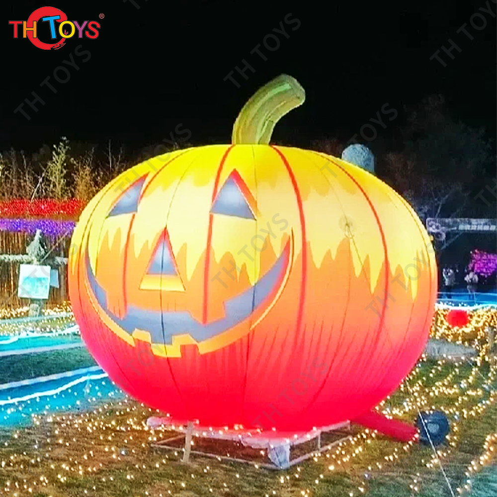 Giant inflatable halloween outside Pumpkin Light Pop-up Jack-o'-lantern LED Light Glowing Pumpkin Lanterns Horror Decor