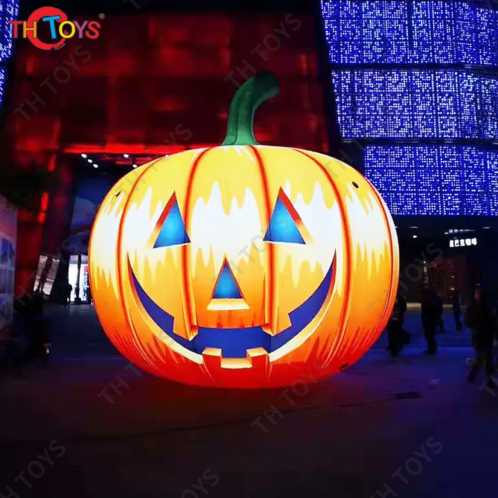 Giant inflatable halloween outside Pumpkin Light Pop-up Jack-o'-lantern LED Light Glowing Pumpkin Lanterns Horror Decor