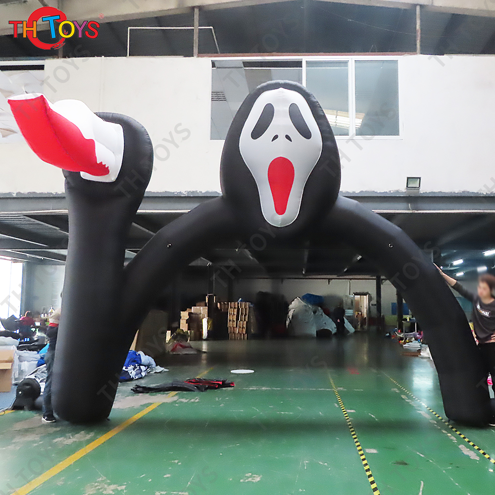 Free Door Ship Outdoor Activities Inflatable Halloween inflatable arch with sword for sale