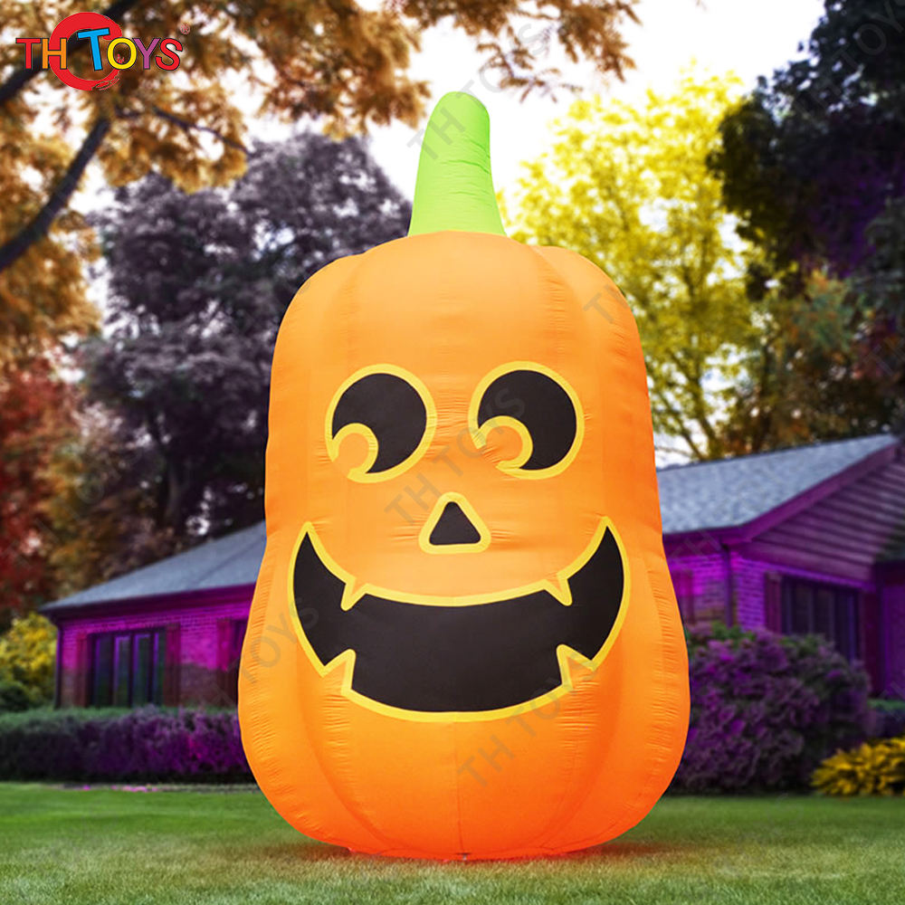 Free air ship to door!13ft 4m high Advertising Giant Inflatable Pumpkin customized Inflatable Pumpkin Balloon for Halloween