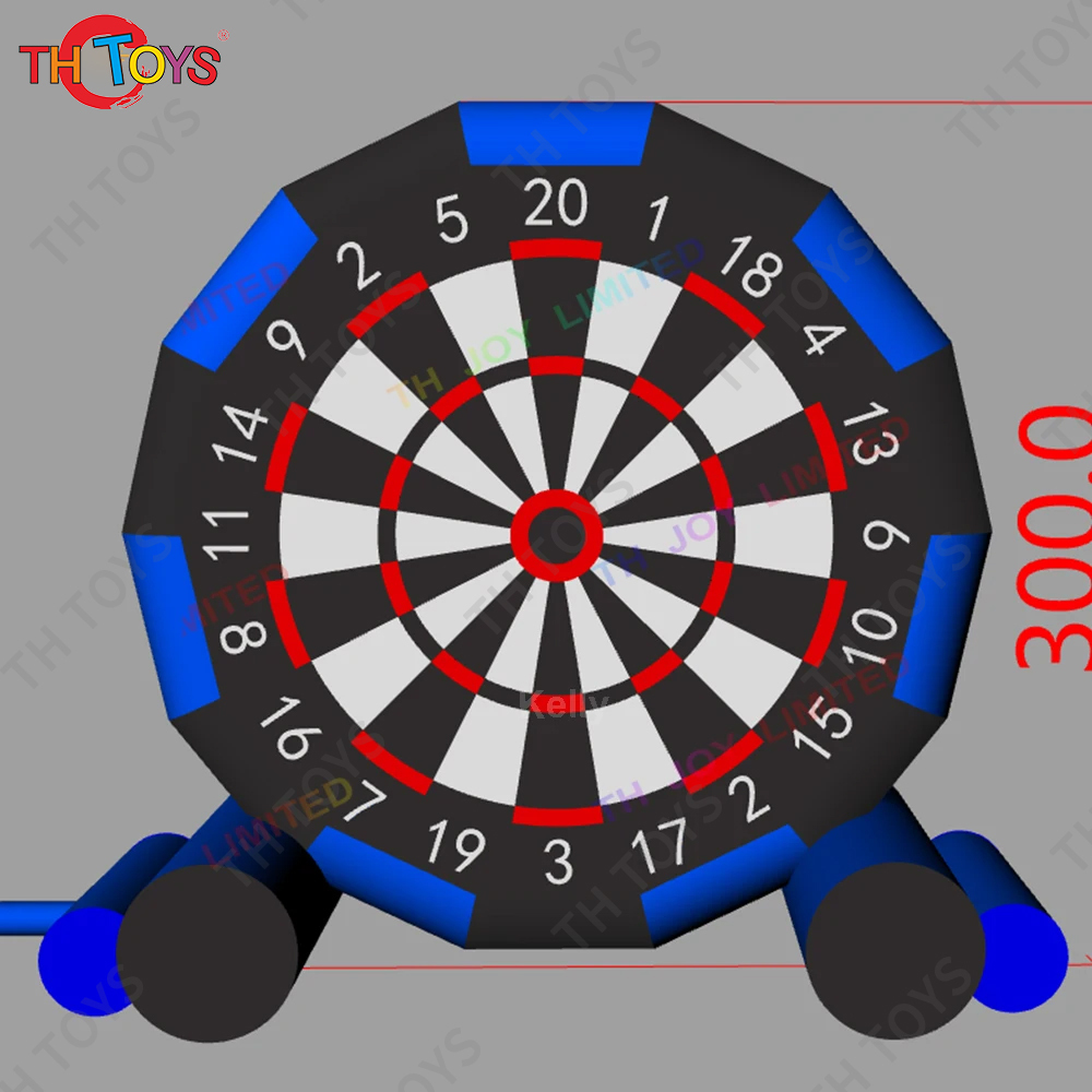 Free Shipping 5m High Halloween Theme Giant Inflatable Soccer Dart Board Football Shooting Game for Sale