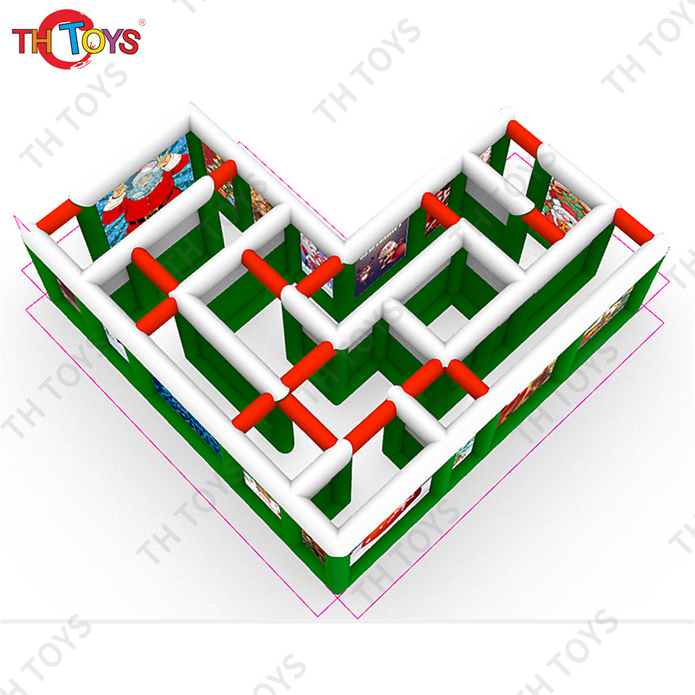 free air shipping to door, Custom Made 6x3m Christmas Inflatable Laser Tag Arena Inflatable Maze field For Sale