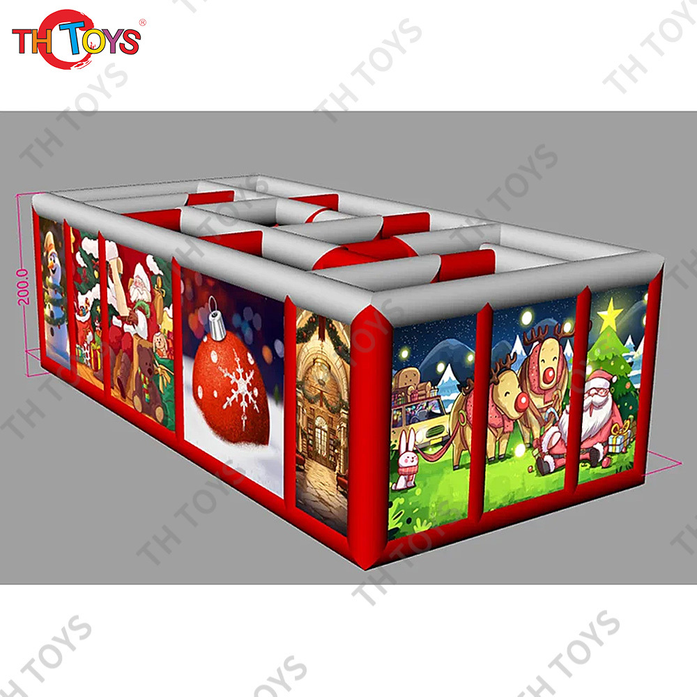 free air shipping to door, Team Building Games Inflatable Labyrinth Inflatable Maze Arena, outdoor Christmas inflatable maze