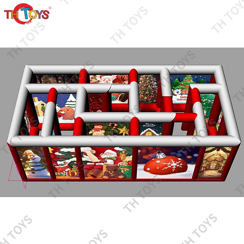 free air shipping to door, Team Building Games Inflatable Labyrinth Inflatable Maze Arena, outdoor Christmas inflatable maze