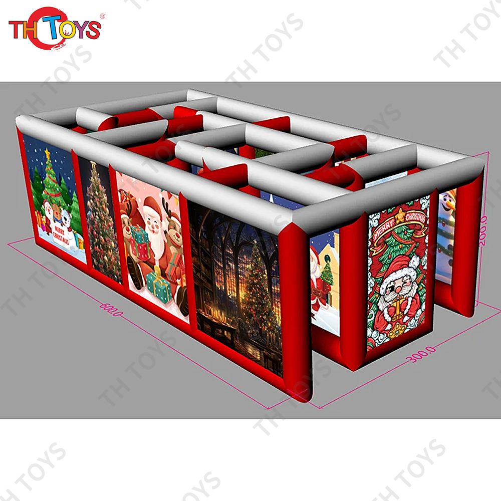 free air shipping to door, Team Building Games Inflatable Labyrinth Inflatable Maze Arena, outdoor Christmas inflatable maze