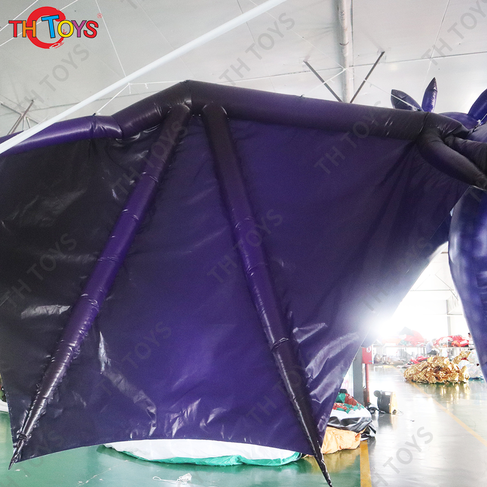 Free air ship to door, stage decorative inflatable hanging flying dragon,customized 6.3m high inflatable dargon balloon