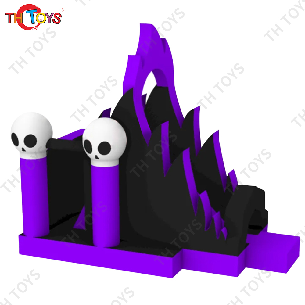 free air ship to door, Halloween bouncy slide, customized commercial inflatable slide for kids