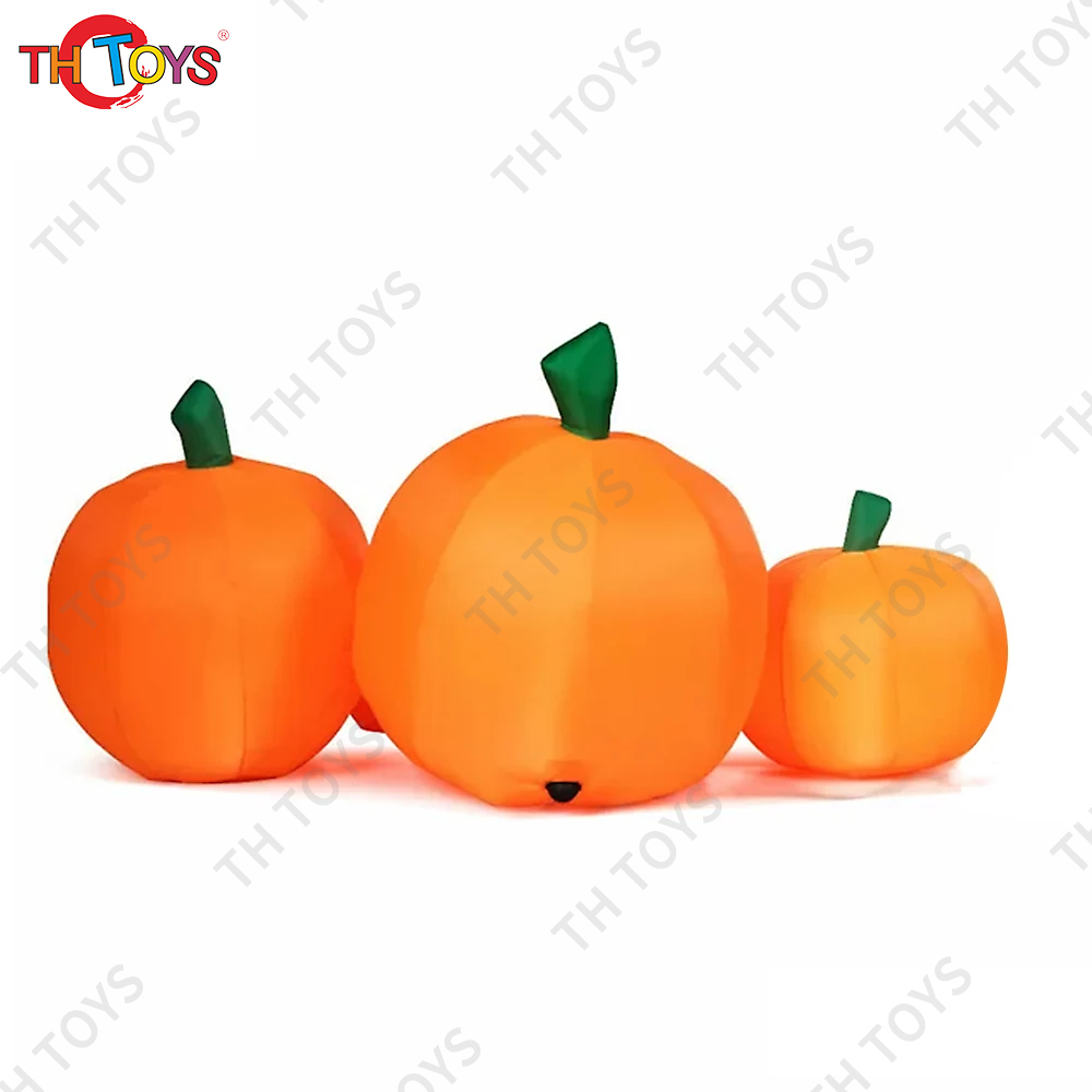 Free air ship to door,3m 10ft long Halloween Yard Decoration Inflatable Pumpkin Model with light