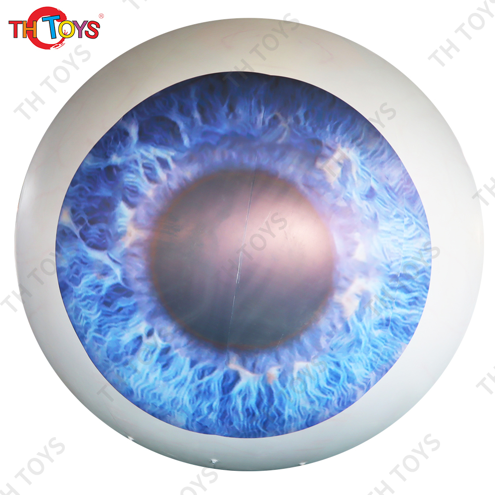 Free Door Shipping Inflatable Halloween Eyeball Holiday Horror Decorations Garden Yard Luminous Decoration