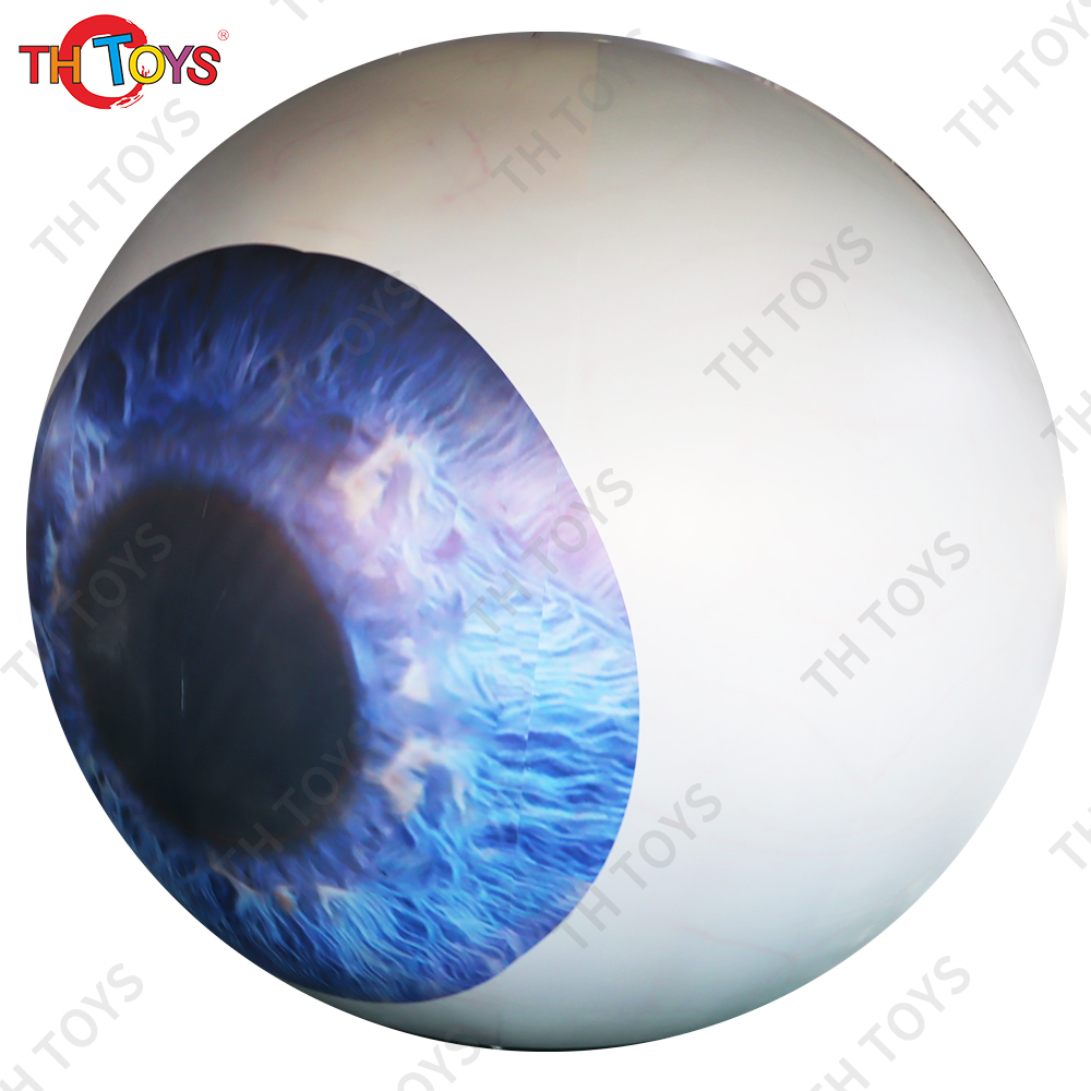 Free Door Shipping Inflatable Halloween Eyeball Holiday Horror Decorations Garden Yard Luminous Decoration