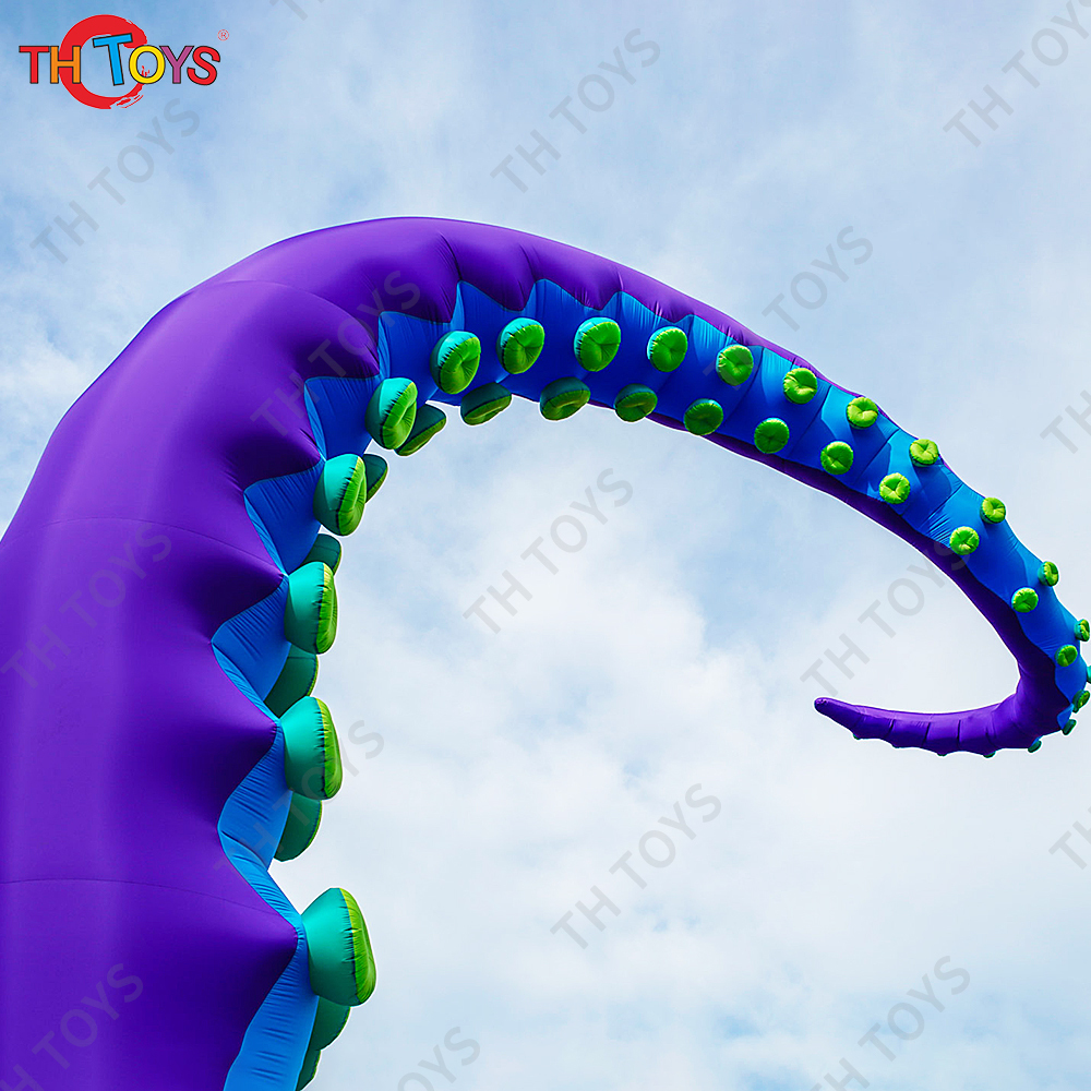 inflatable tentacles 3m/4m/6m high giant Inflatable Octopus tentacles for building/stage decoration,free air ship to door