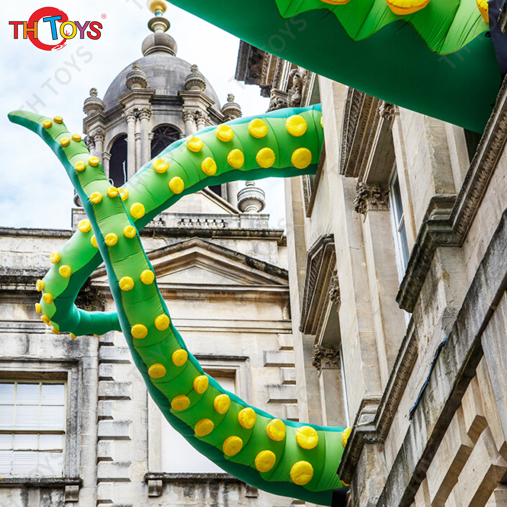 Free air ship to door! New Halloween party 3m 4m 6m long inflatable octopus tentacles leg for sale